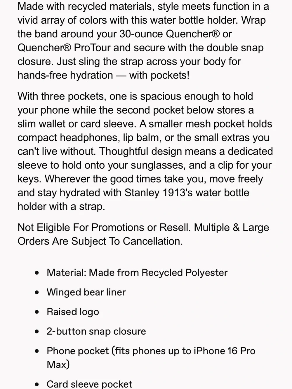 Stanley The All Day 30oz Quencher Carry All - Picture 2 of 3